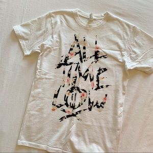 All Time Low floral t-shirt
